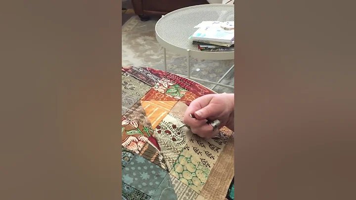 Hand quilting with a spoon