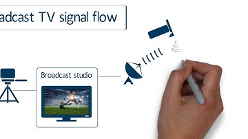 Broadcast TV signal flow