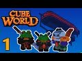 [1] The Quest For The Flight Master! (Cube World Gameplay)