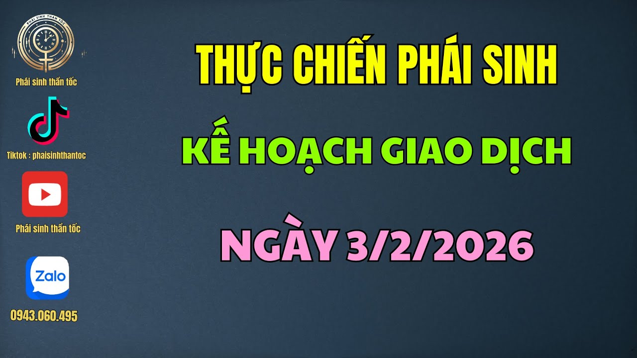 Thực Chiến Phái Sinh | Kế Hoạch Giao Dịch Ngày 3/2/2026