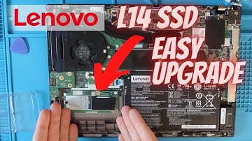 SSD Upgrade Lenovo L14 (Very Easy)