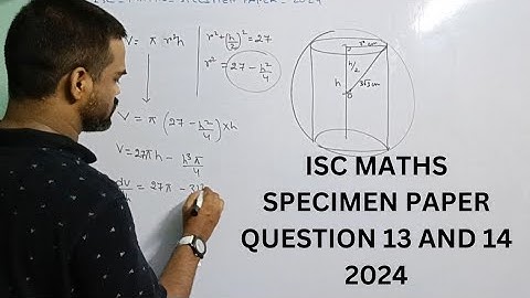 isc maths specimen paper solved 2024, isc mathematics 2024 specimen paper solution, isc maths