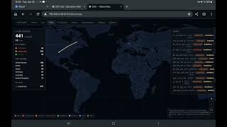 I built a Norse style attack map for #Wazuh. Check it out in this 4x speed video!