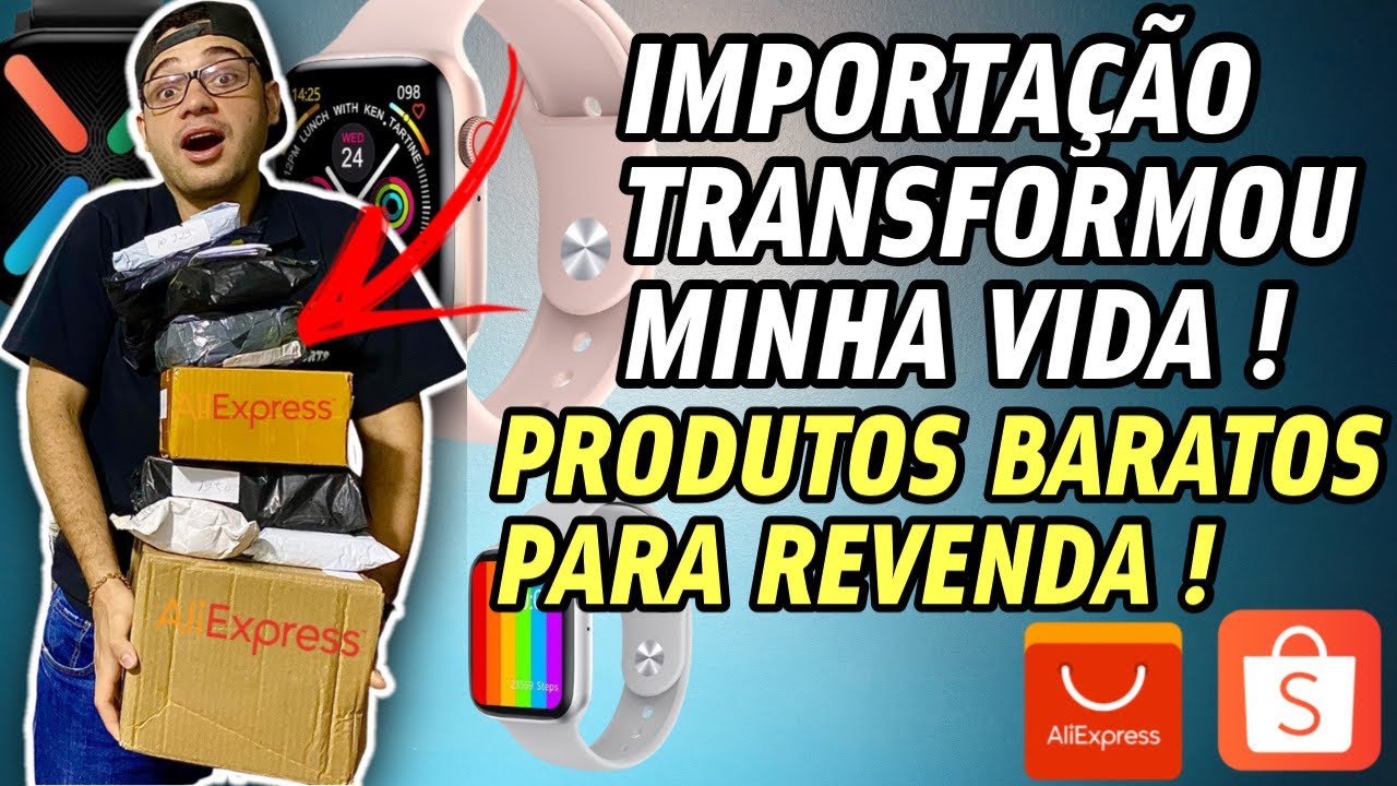 MEGA UNBOXING PRODUTOS BARATOS PARA REVENDA ALIEXPRESS E SHOPEE | MUDEI ...