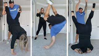 Wheelbarrow Flip Challenge Hilarious