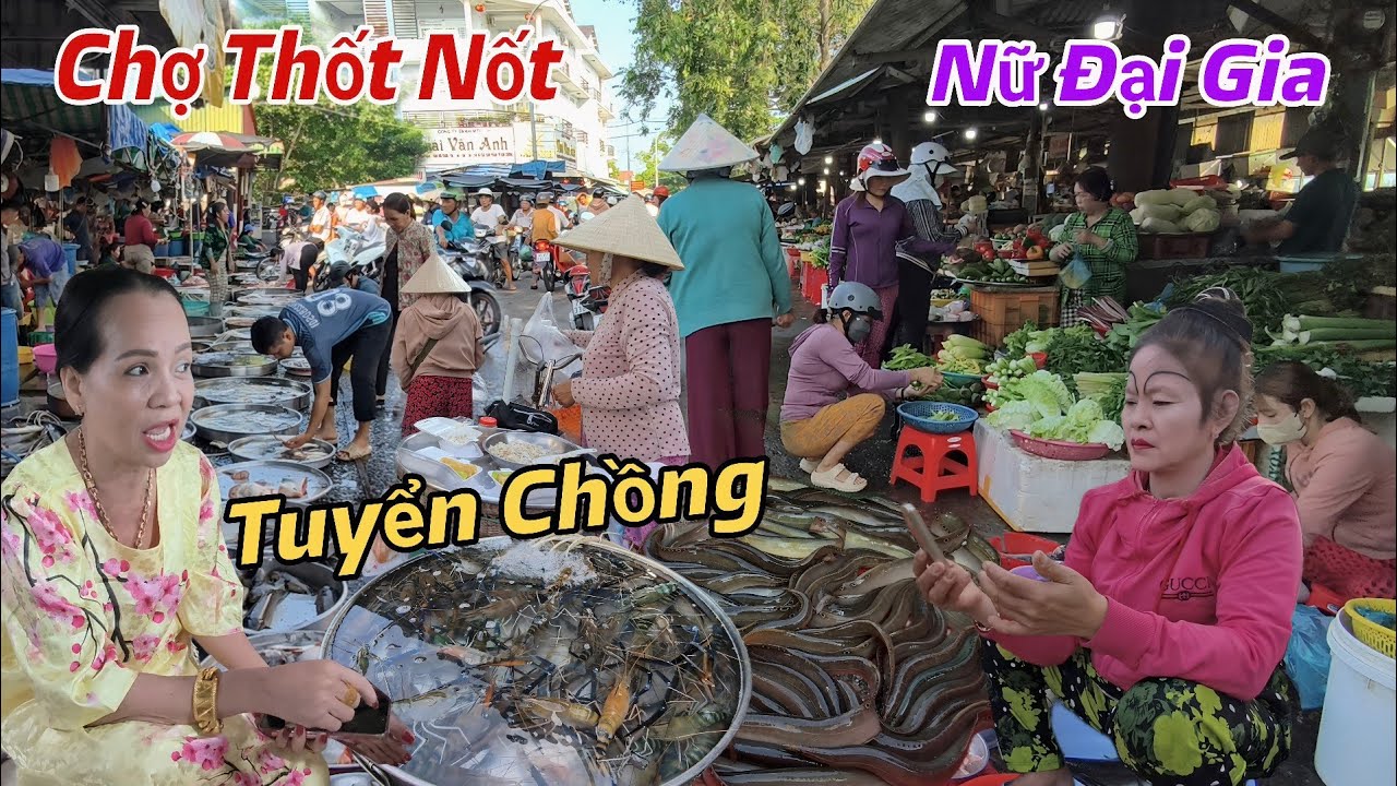 Chợ Thốt Nốt Cần Thơ Nữ Đại Gia Tuyển Chồng, Bất Ngờ Gặp Cảnh Mua Bán Đầu Năm Ế Chưa Từng Có 