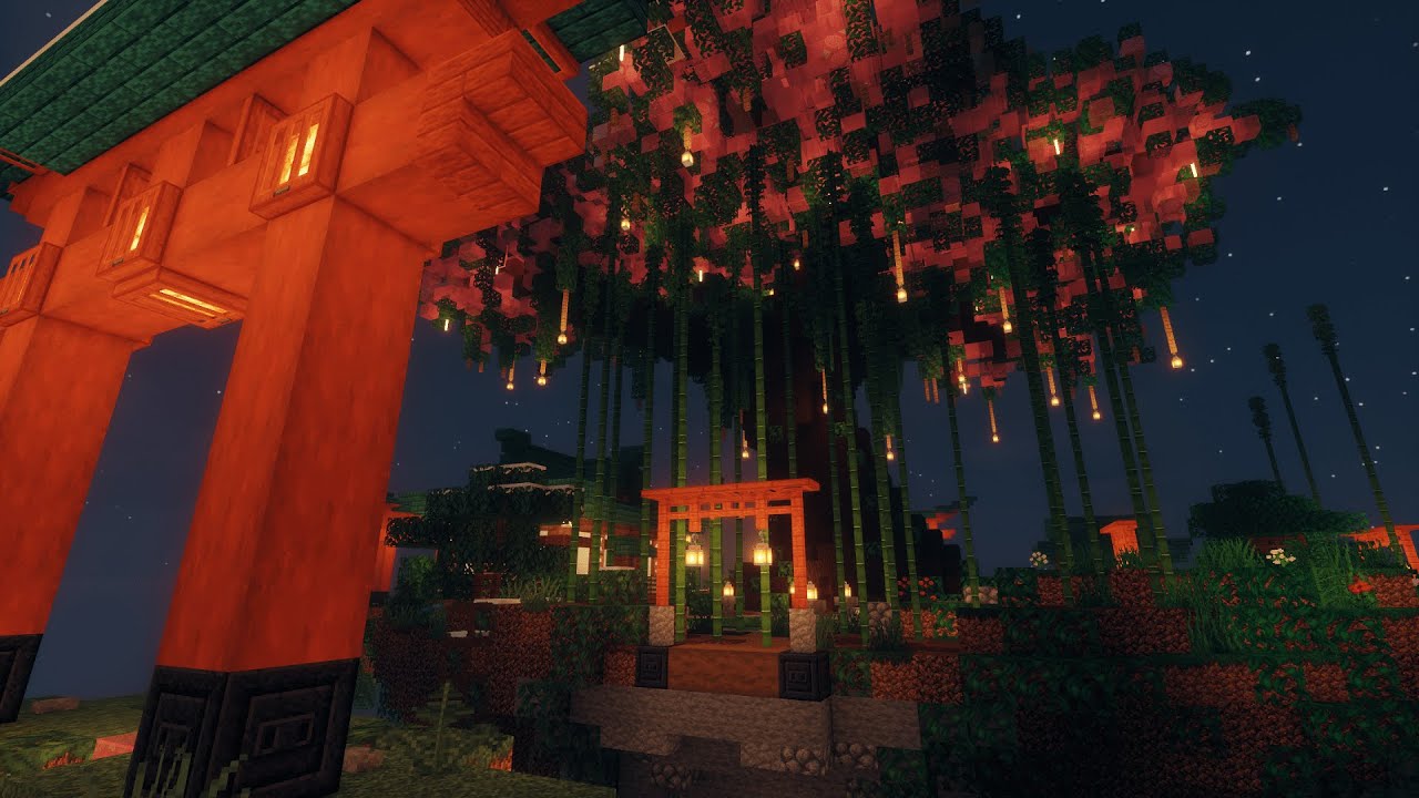 Japanese Floating Island Treehouse Remastered from Cortezerino's