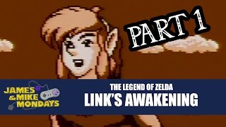 Zelda: Links Awakening (Game Boy) Part 1 - James & Mike