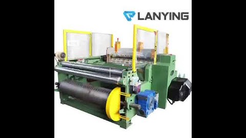 Full automatic CNC metal wire mesh weaving loom with electronical rotary dobby