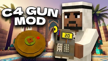 C4 Gun Mod Minecraft – Explosives Addon! Homyatos’ Ultimate TNT Mod