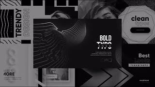 Monochrome Typography V2 Premiere Pro Templates