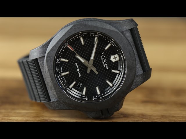 Swiss Army INOX Forged Carbon Automatic class=