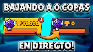 BAJANDO MI CUENTA PRINCIPAL A 0 COPAS EN BRAWL STARS