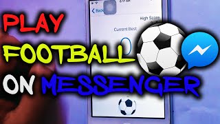 How to Play Football On Messenger - Android,iPhone Tutorial 2016 screenshot 3