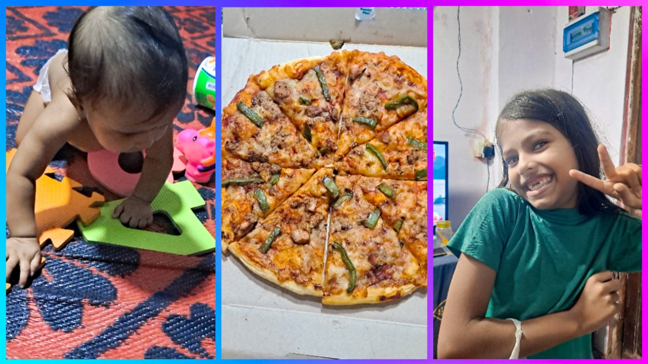 හබී මට මුකුත්ම වැඩක් නොකර නිදහසේ ඉන්න දීපු දවස - Day In My Life | Pizza | Dinner |