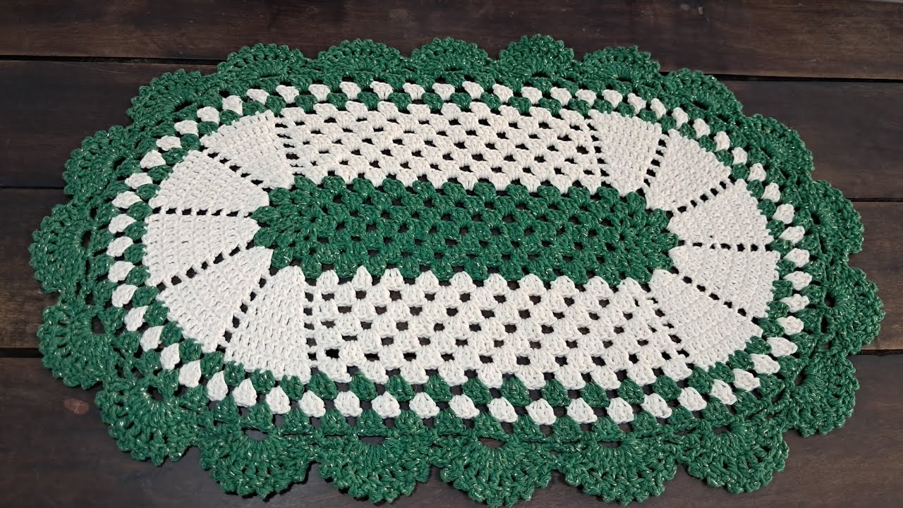 TAPETE DE CROCHE FÁCIL E RÁPIDO 