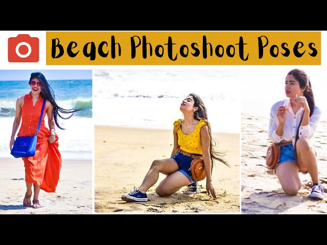 Free Photo | Woman posing by the beach on sand