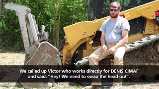 DAF-180D on CAT299D - Interview - wildlife management area - DENISCIMAF.com
