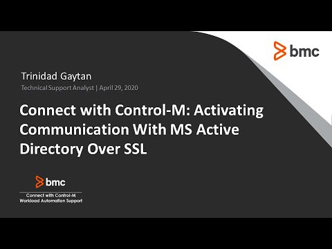 CWCM: Activating Control-M/Enterprise Manager Communication with Microsoft Active Directory Over SSL