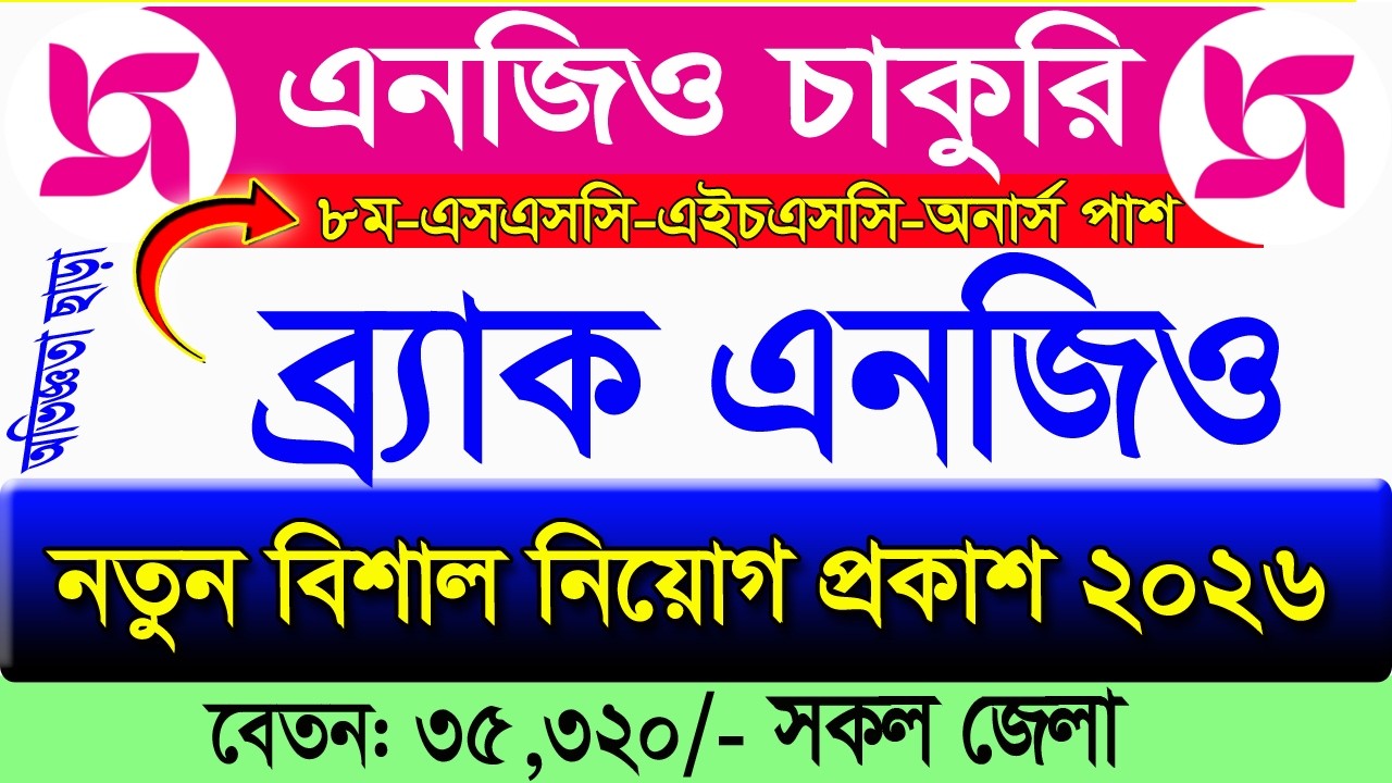 ব্র্যাক এনজিও বিশাল নিয়োগ বিজ্ঞপ্তি ২০২৬ 🔥 Brac Job Circular 2026 | BRAC NGO Job 2026 | Brac Career