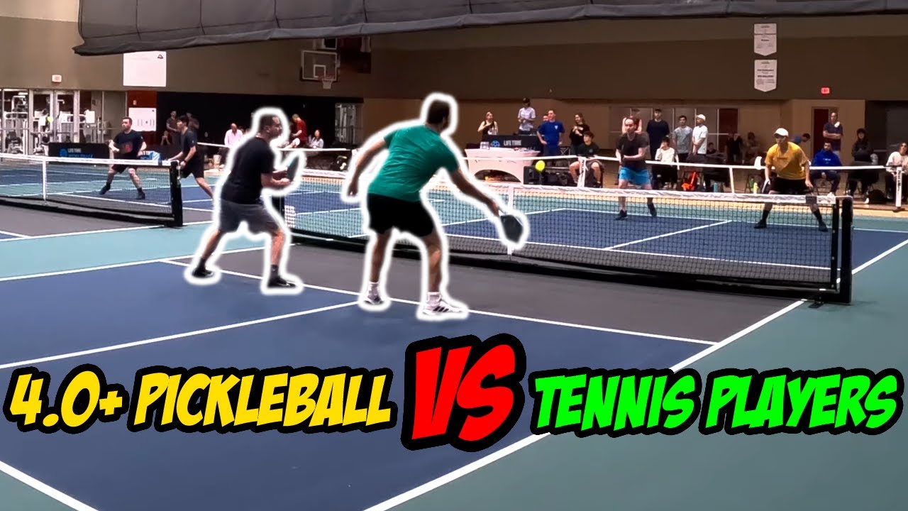 4.0+ Mens 🏆VS Former College Tennis Players | LIFE TIME March Madness Rd3 | Jacky/Kirby vs Evan/Mike