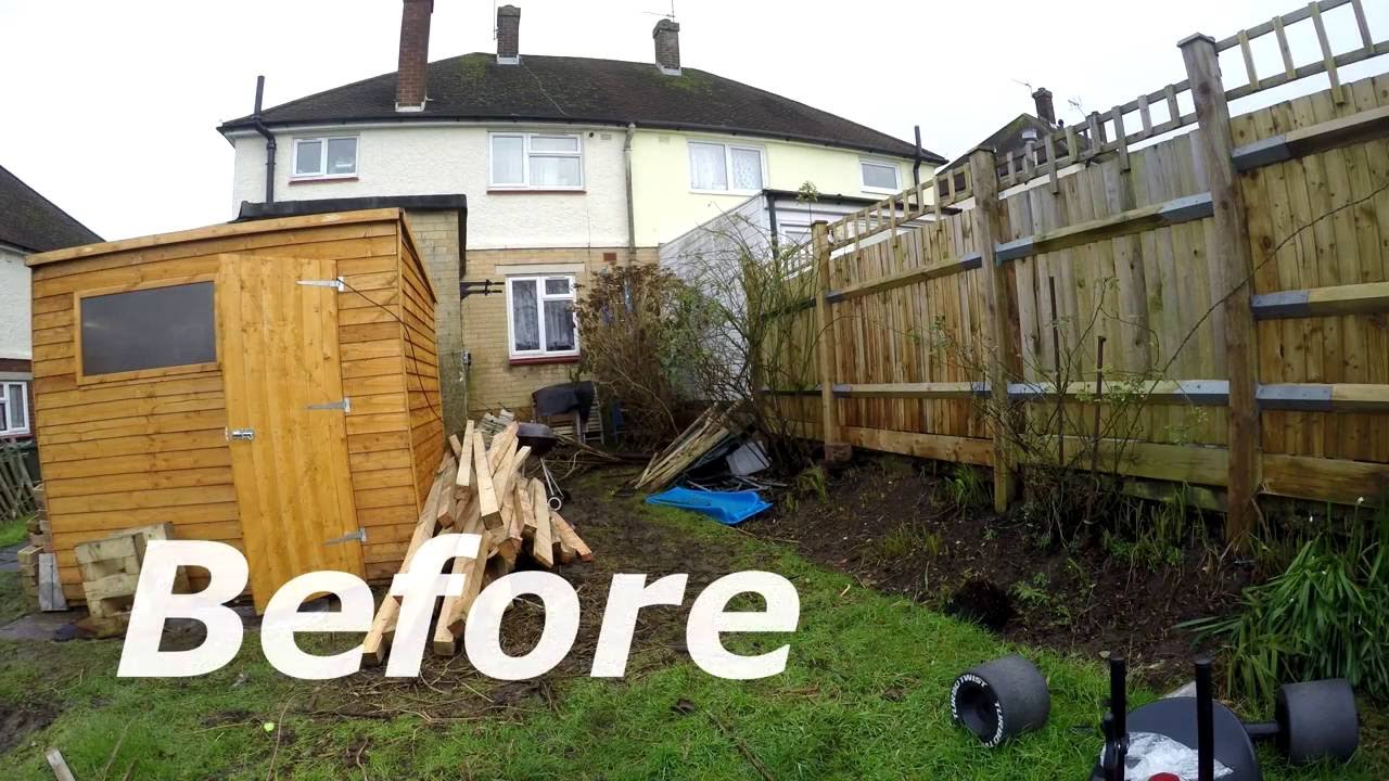 Build a garden Deck DIY -Time Lapse Home Improvement - YouTube