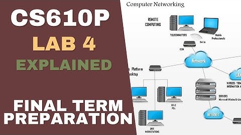 cs610p final term preparation | cs610p lab 4