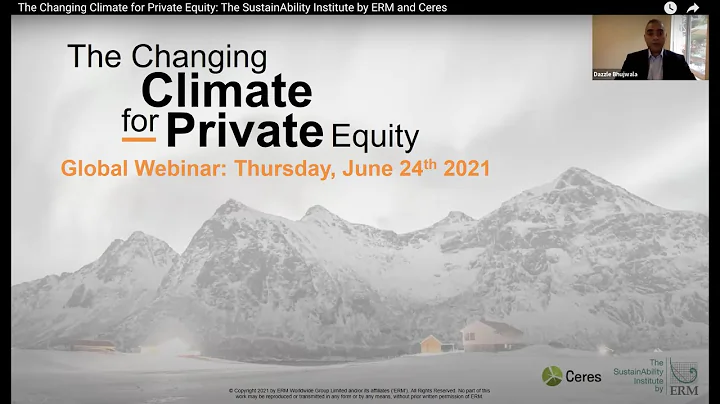 The Changing Climate for Private Equity: The SustainAbility Institute by ERM and Ceres - DayDayNews