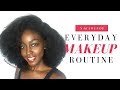 My Everyday Makeup Routine | Minimal Makeup for Dark Skin || Nakawunde