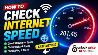 How to Check Internet Speed on PC & Laptop |  #UnlockPrice screenshot 3
