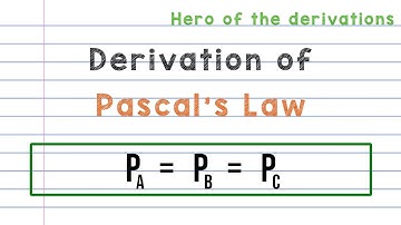 Derivation of Pascal