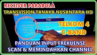 Cara Input Trans TV HD & Trans 7 HD Di Receiver Nusantara HD
