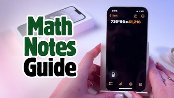 iPhone 16e Guide - Using Math Notes in the Calculator App