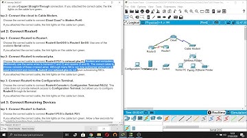4.6.5 Packet Tracer - Connect a Wired and Wireless LAN (CCNAv7)