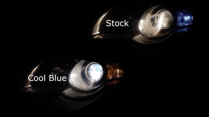 Osram Cool Blue Intense Next Gen 5000K H7 vs Stock H7 Bulb 