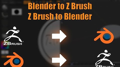 Blender To Z Brush - Z Brush To Blender GOB- Full Tutorial