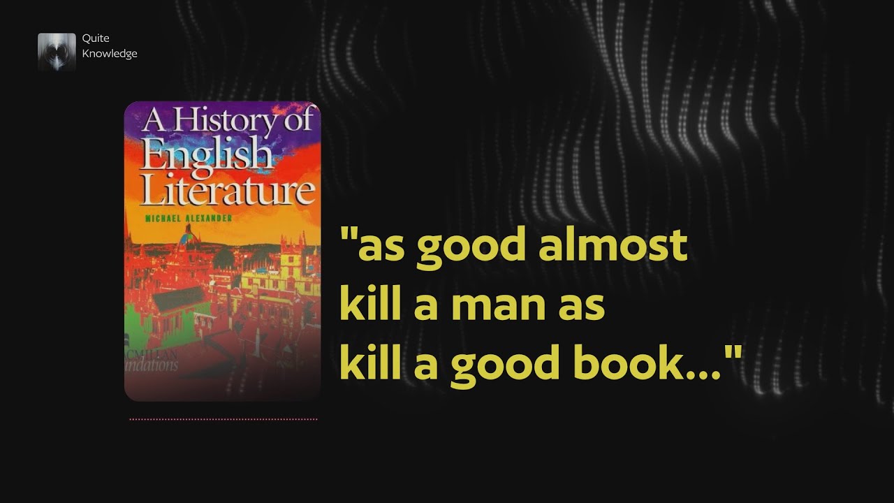 A History of English Literature by Michael Alexander I Part 1 of 2 (Audio Podcast)