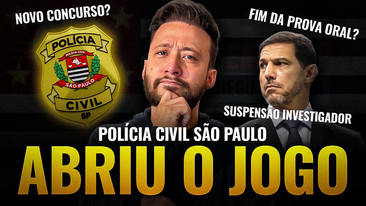 PC-SP: Delegado Geral fala em novo concurso e suspensão