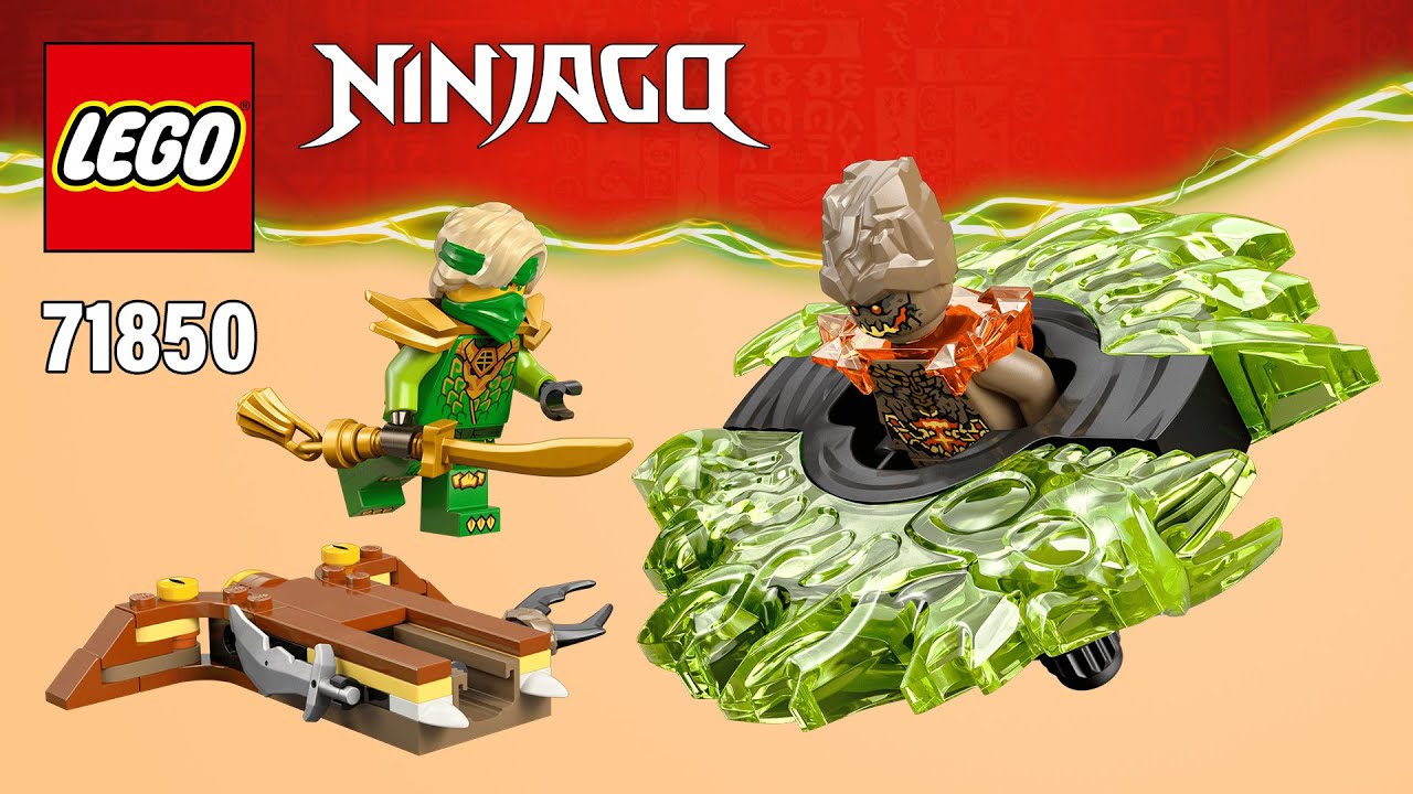LEGO NINJAGO Lloyd vs. Earth Monster Spinner (71850)[52 pcs] Step