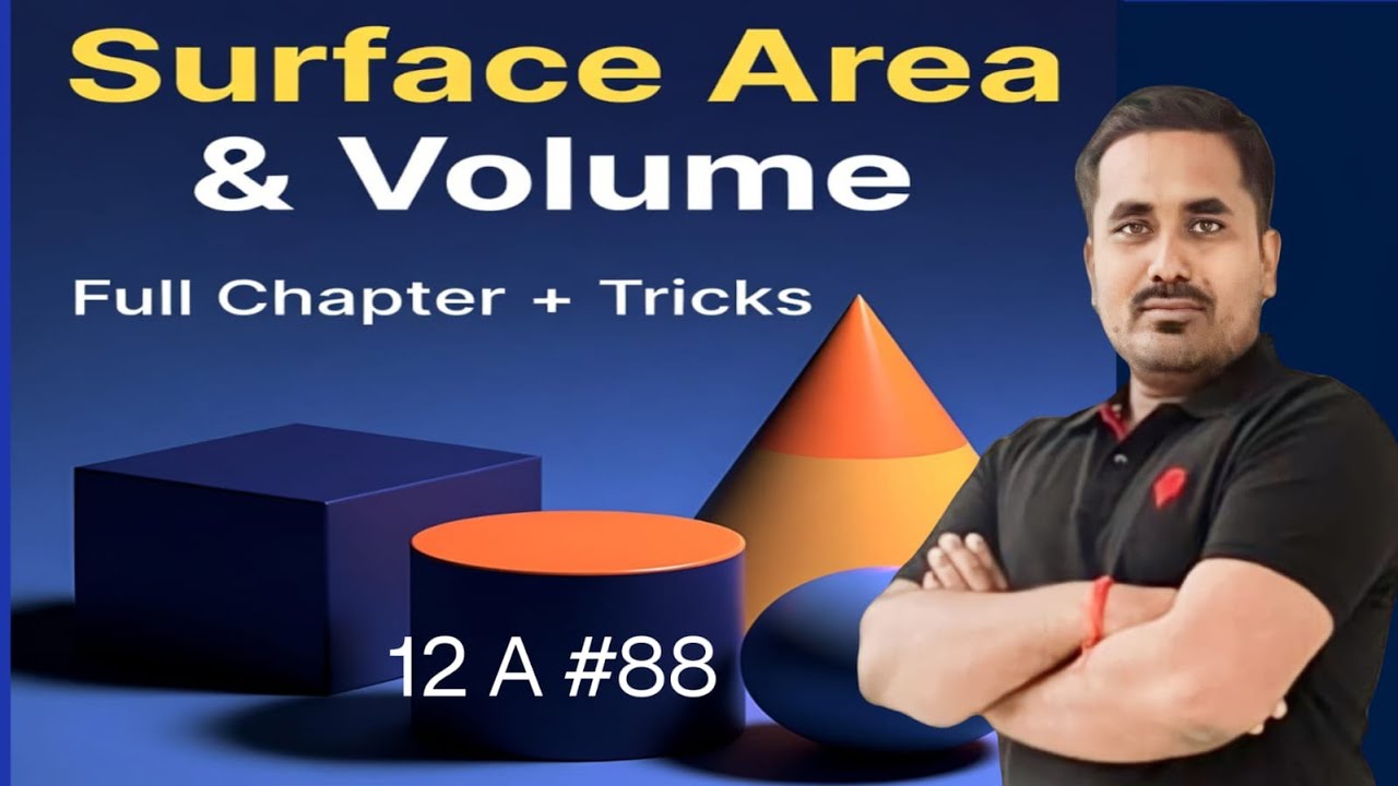 Surface Area & Volume Class 10 | Full Chapter Explained with Tricks ...