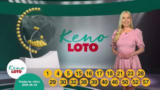 KENOLOTO 15011 tiražas / JĖGA 8623 tiražas (2026 06 19)