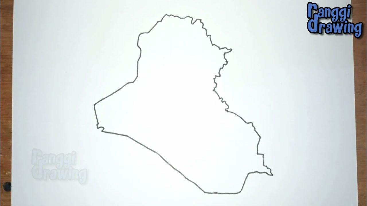 map of iraq outline