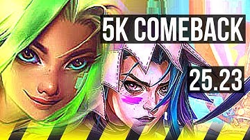 ZERI & Janna vs JINX & Thresh (ADC) | Quadra, 5k comeback, 800+ games | NA Master | 25.23