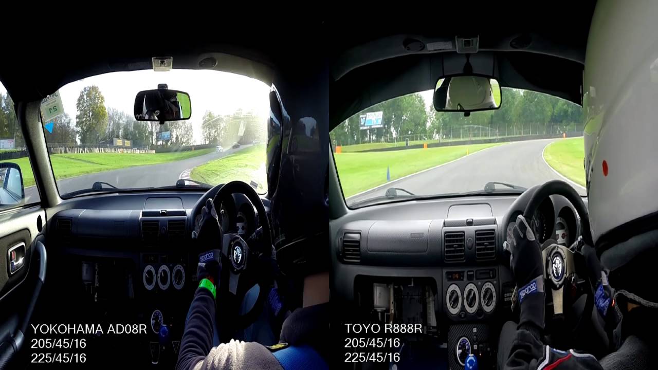 Tyre Comparison Test Yokohama AD08R vs Toyo R888R at Brands Hatch