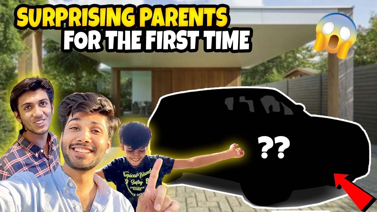 SURPRISING MY FAMILY WITH NEW CAR !! * EMOTIONAL * 😭 - YouTube