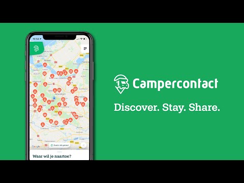 Campercontact app - De mooiste camperlocaties binnen handbereik