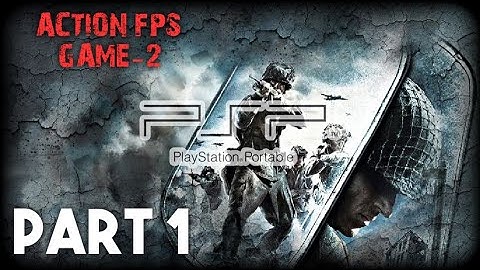 PSP ACTION FPS GAME 2 Walkthrough Gameplay Part 1 • PPSSPP Emulator