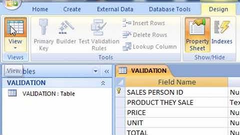 Validation rule in ms access in hindi