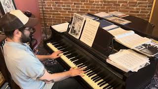 Ethan Leinwands Boogie-Woogie Piano Improv In Old-School Blues Style