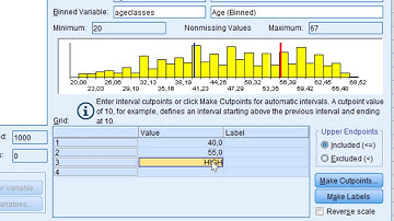 Part 7 get started with SPSS Statistics - create age groups